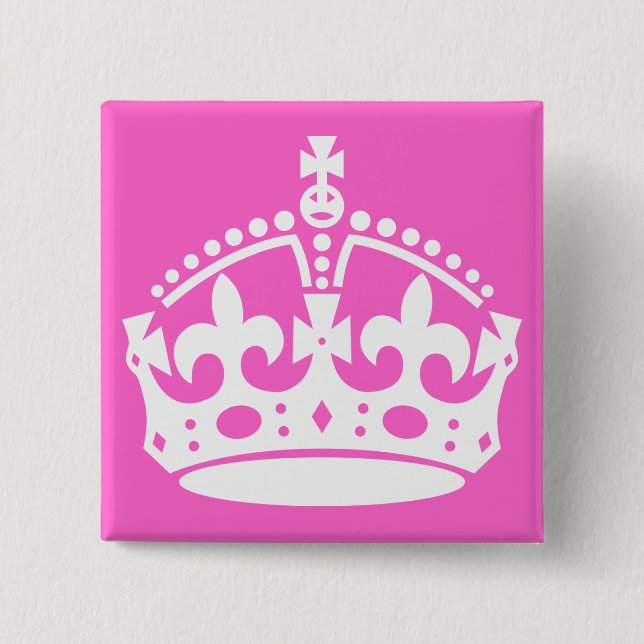 White Crown Button (Front)