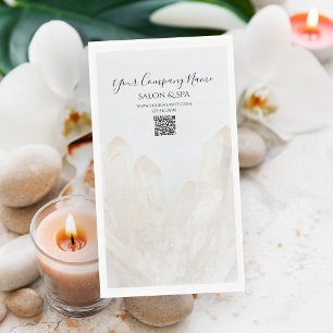 White Crystals Salon Spa Paper Guest Towels Napkin