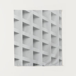 White cubby shelf tapestry