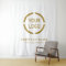 White Custom Company Logo Backdrop For Events