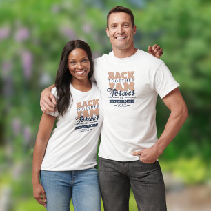 White custom Family Reunion with quote T-Shirt