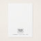 White custom logo any color earring display card