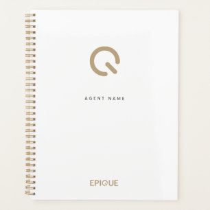 White Customised Epique Day Planner