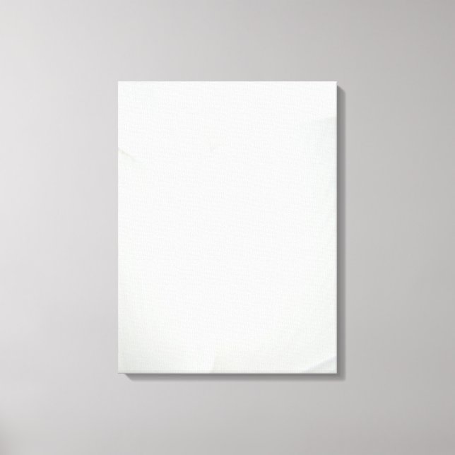 White Cyclamen Petals Canvas Print (Front)