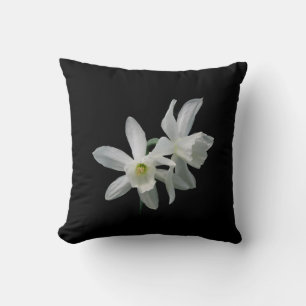 White Daffodils Cushion