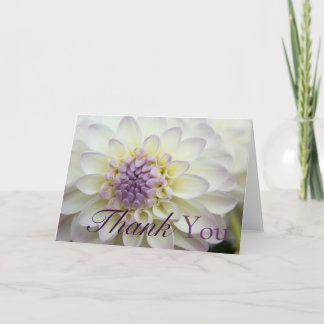 White Dahlia • Thank You Card