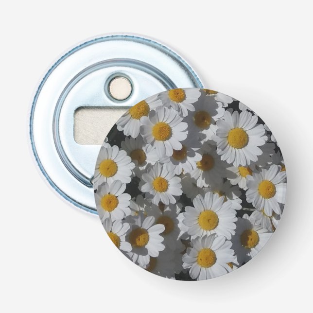White Daisies Bottle Opener (Front)