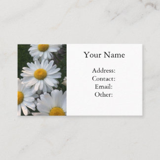 White Daisies Business Card