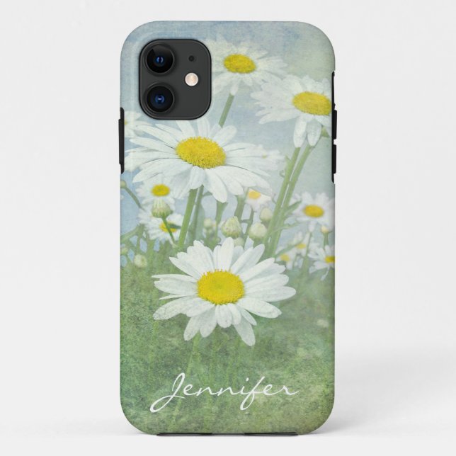 White Daisies Case-Mate iPhone Case (Back)