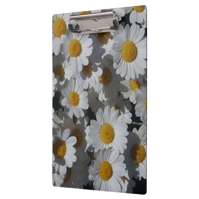 White Daisies  Clipboard (Left)