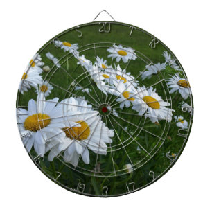 white daisies dartboard