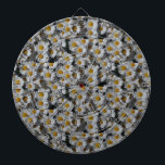 White Daisies Dartboard<br><div class="desc">What is your favorite summer flower? If you love pretty white daisies then you will adore this striking photo image. With fresh white petals set around bright yellow centers this is the perfect summer floral design to remind you of the beauty of flowers all year around.</div>