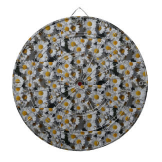 White Daisies Dartboard
