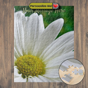 White Daisies Jigsaw Puzzle