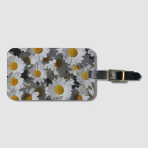 White Daisies  Luggage Tag