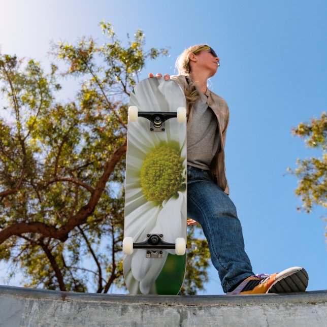 White Daisies Skateboard (Outdoor 1)