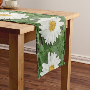 White Daisies Table Runner