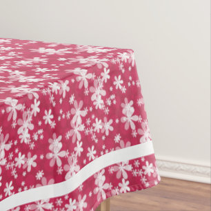 White daisies tablecloth