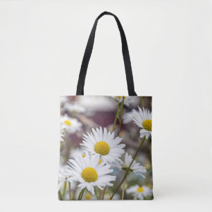 White daisies Tote Bag