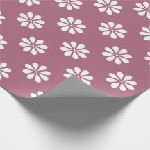 White Daisies w/Pink Background