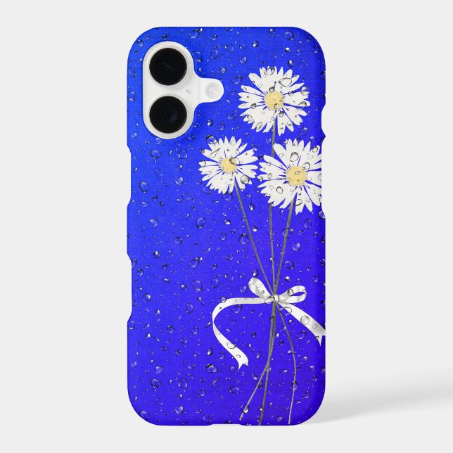 white daisies with raindrops (Back)