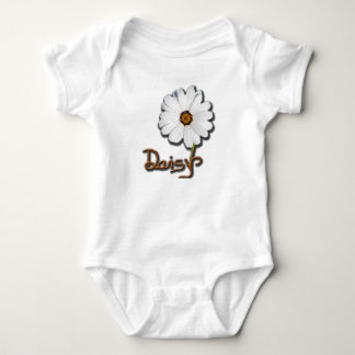 White Daisy Baby Bodysuit