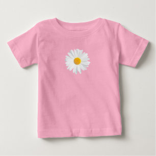 white daisy baby T-Shirt