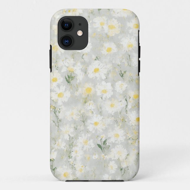 White Daisy Blossom Mobile Case (Back)