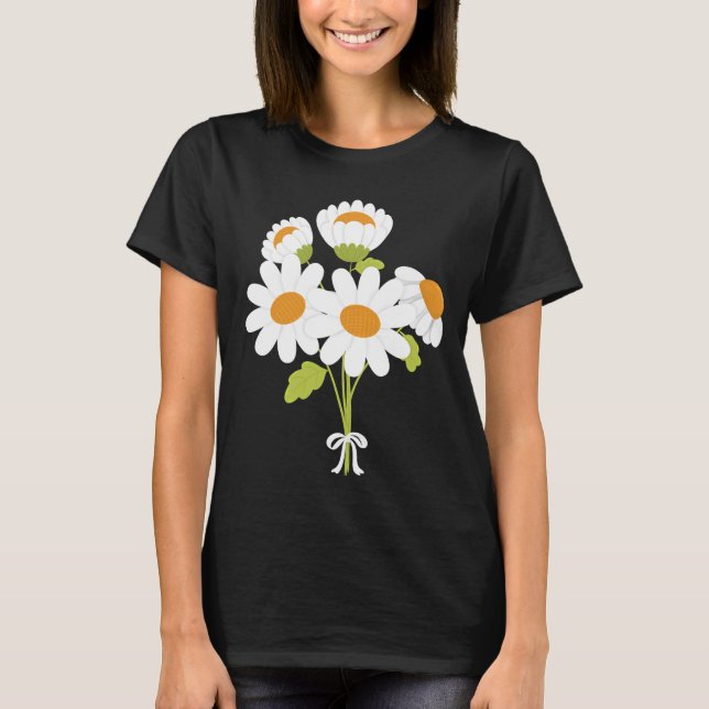  White daisy bundle T-Shirt (Front)