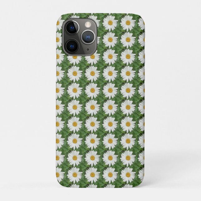 White Daisy Case-Mate iPhone Case (Back)