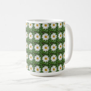 White Daisy Coffee Mug