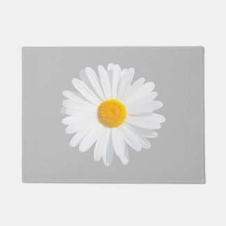 white daisy doormat