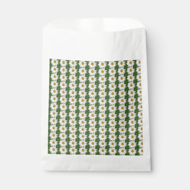White Daisy Favour Bags (Front)