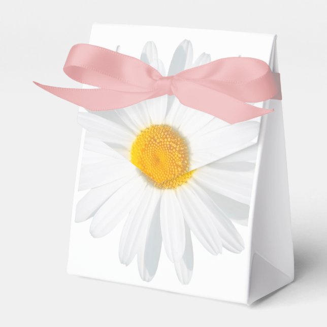 white daisy favour box (Front Side)