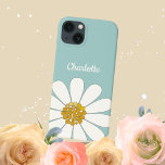 White Daisy Flower Personalise Name Birthday  iPhone 13 Case<br><div class="desc">White Daisy Flower Personalise Name Birthday Tote Bag</div>