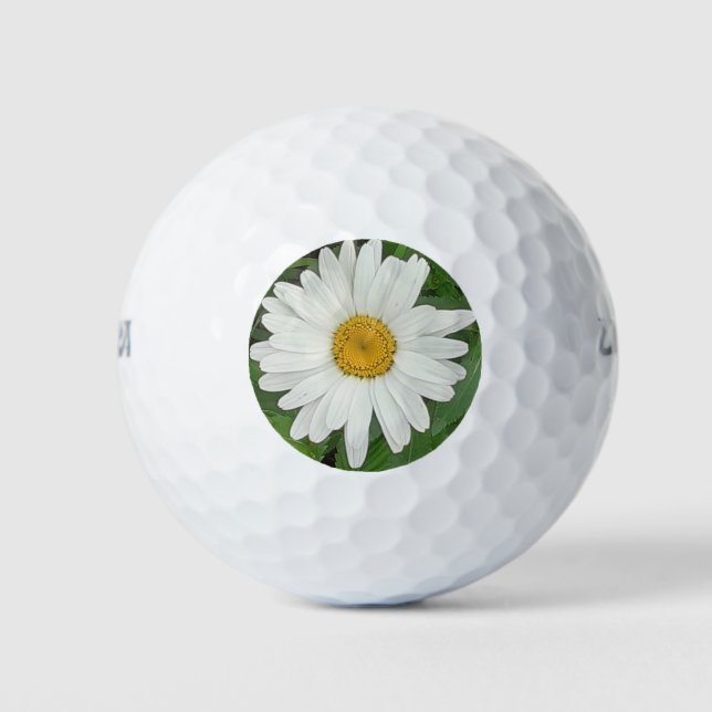 White Daisy Golf Balls (Front)