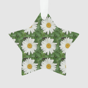 White Daisy Ornament