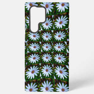 White Daisy Pattern Samsung Galaxy Case