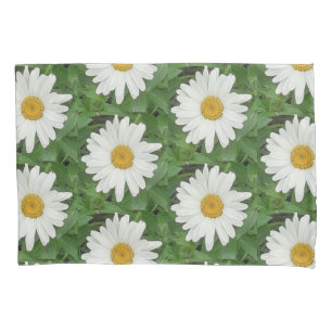 White Daisy  Pillowcase