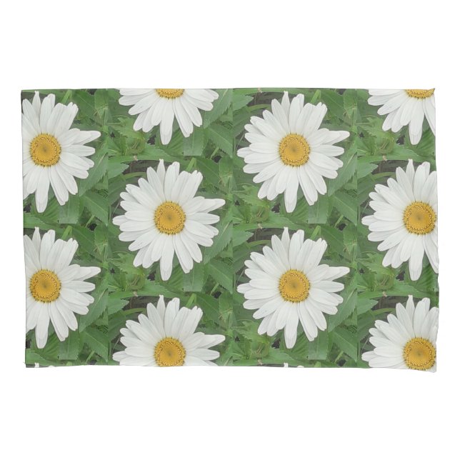 White Daisy  Pillowcase (Front)