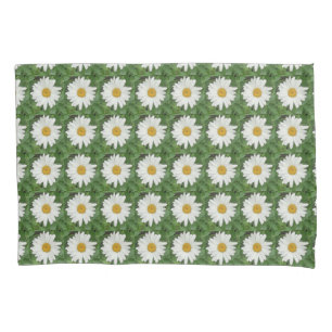 White Daisy Pillowcase
