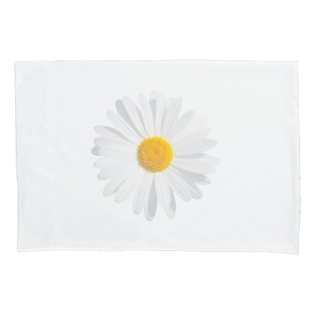 white daisy pillowcase (Front)