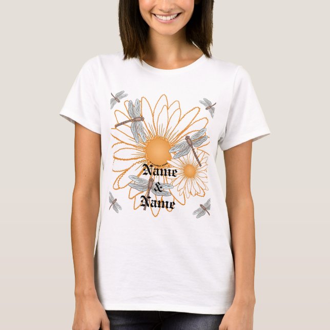 White Daisy  t-shirt (Front)