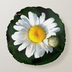 White daisy Throw Cushion