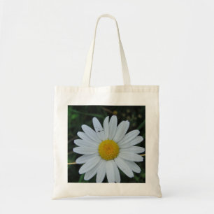 White daisy tote bag