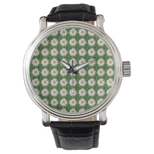 White Daisy  Watch