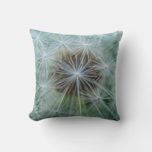 White Dandelion Pattern Cushion