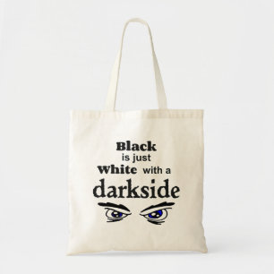 White darkside bf tote bag
