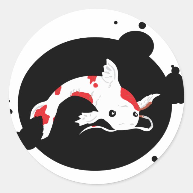 White Deathfish Sticker (Front)