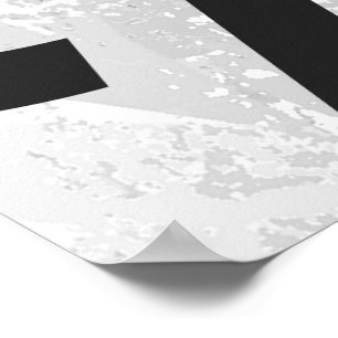 White Decade Birthdday Poster